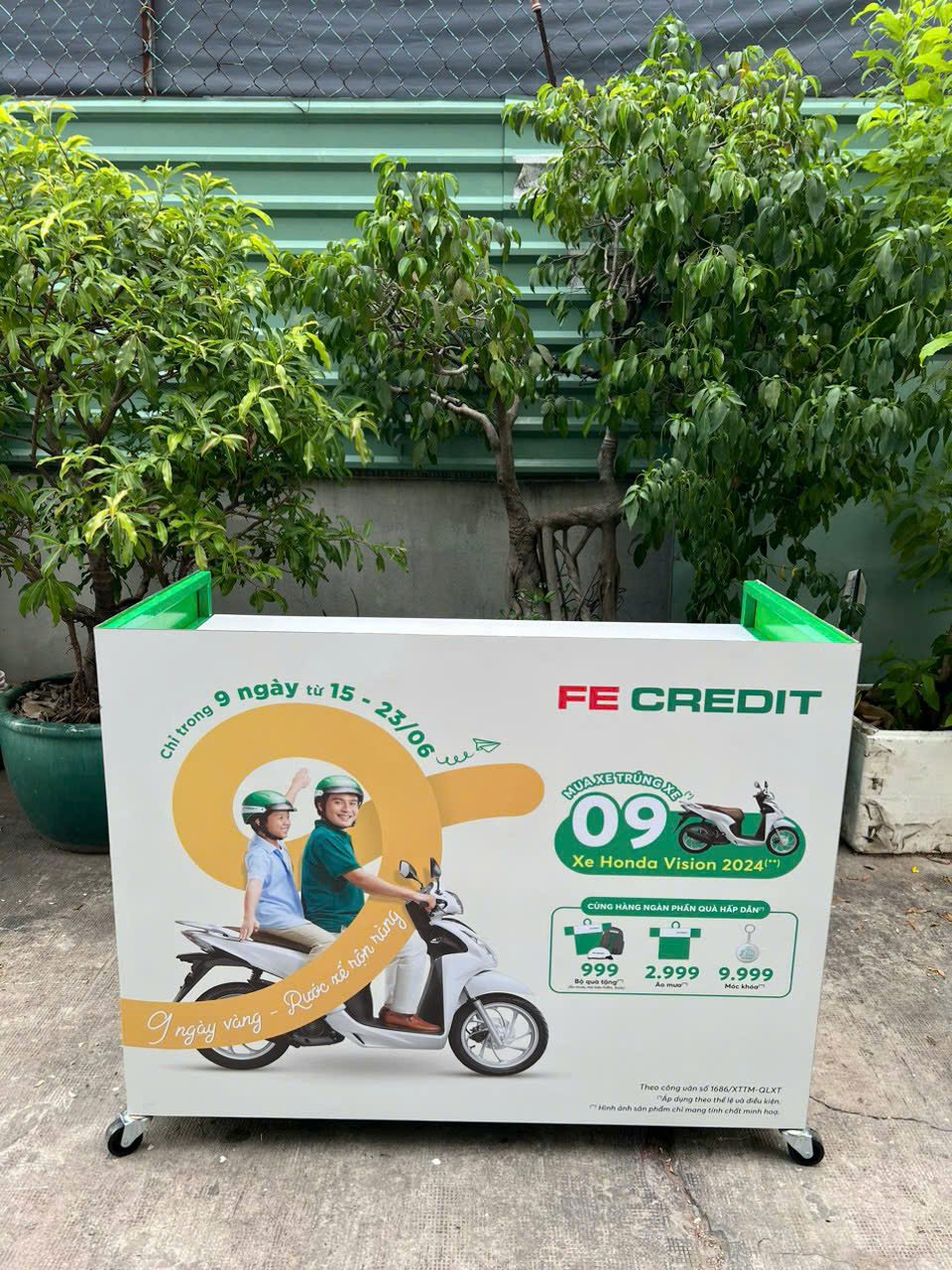 Booth sampling, quầy ăn thử làm theo yêu cầu