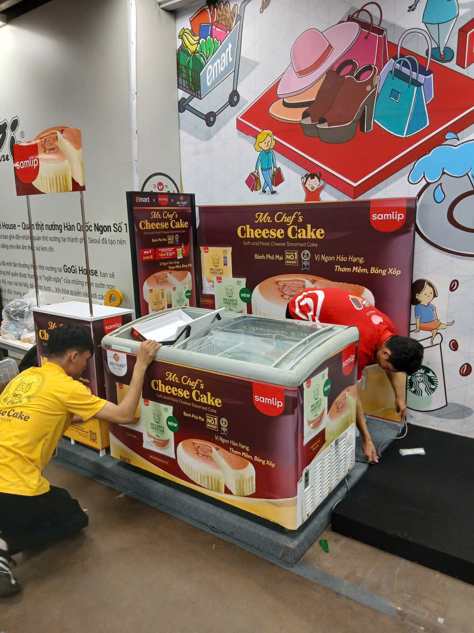 Sản xuất thi công bục sân khấu, backdrop, standee